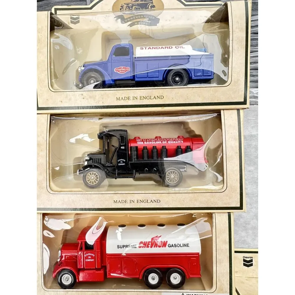A63 Vintage Commemorative Model Chevron Diecast Truck Lot of 9 England New